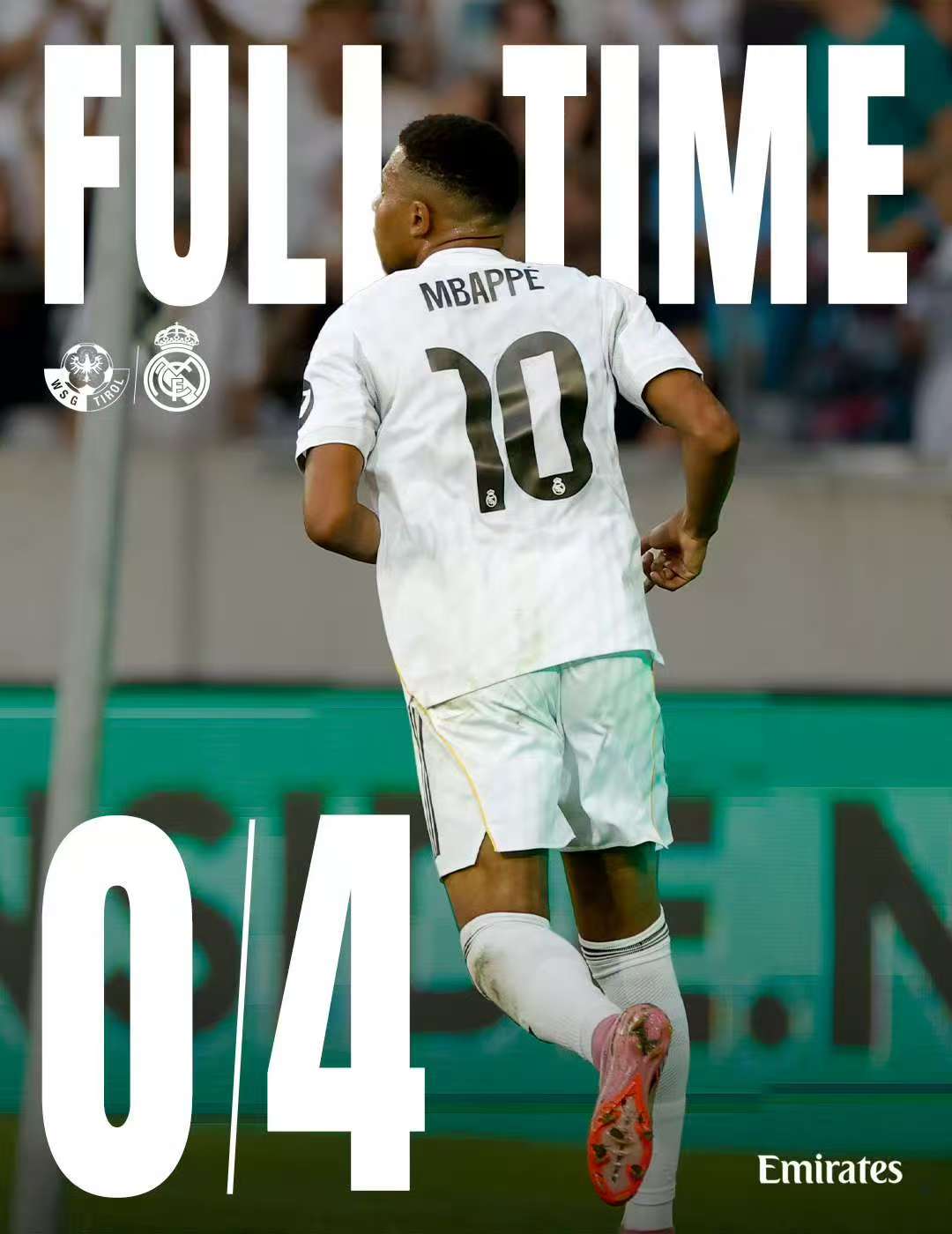 Mbappé je postigao dva gola u svom debiju za Real Madrid noseći dres s brojem 10. Mbappé je postigao dva gola u svom debiju za Real Madrid noseći dres s brojem 10.